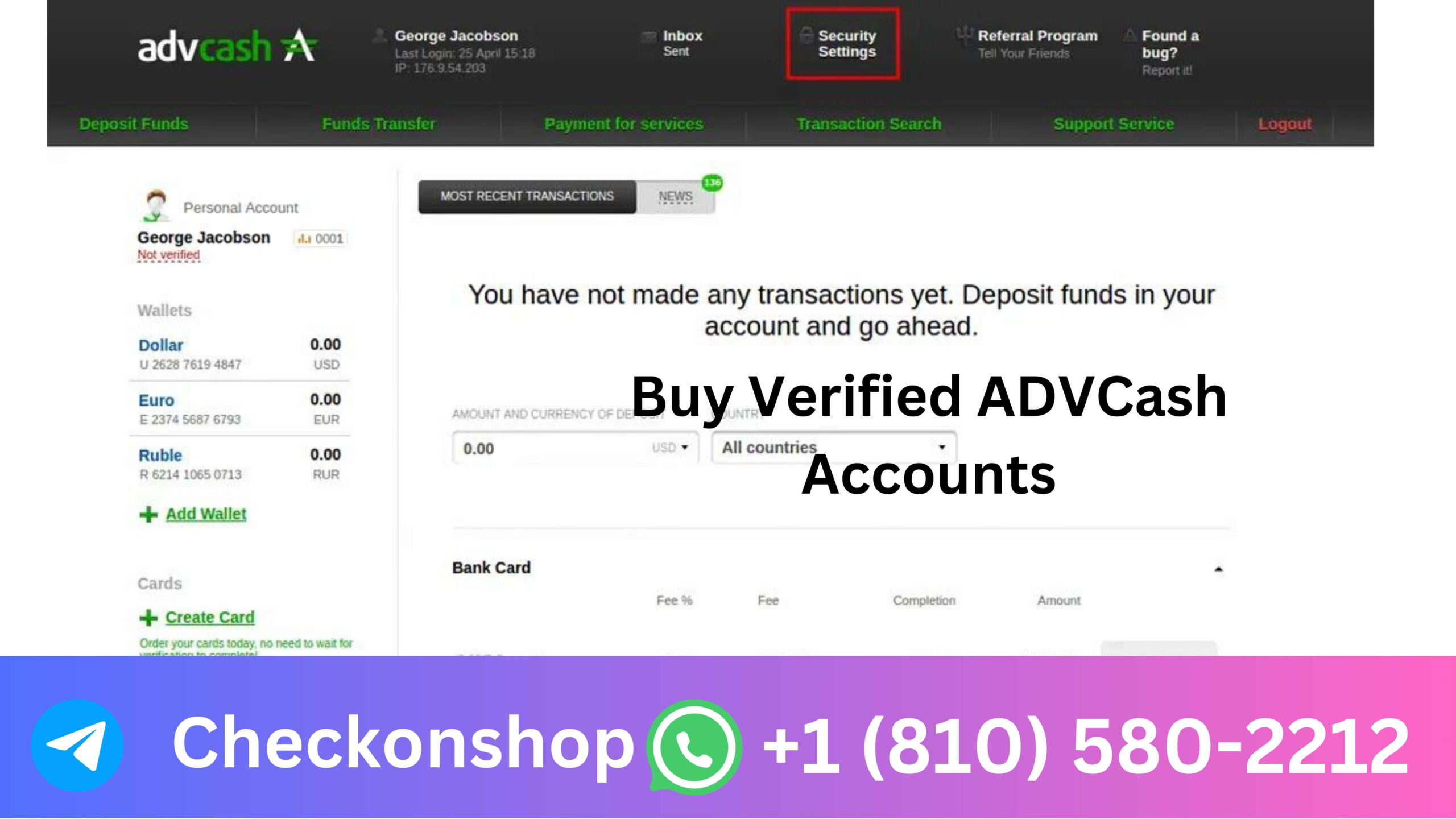 Buy Verified ADVCash Accounts