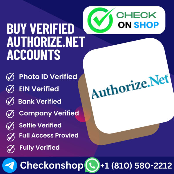 Buy Verified Authorize.Net Accounts