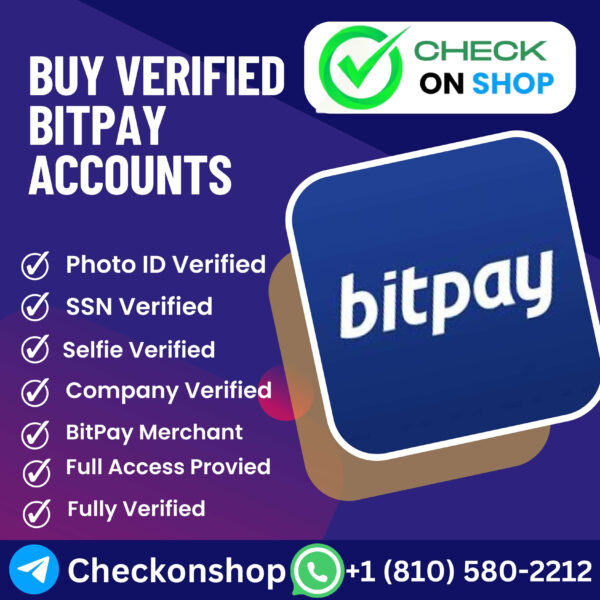 Buy Verified BitPay Accounts