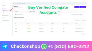 Buy Verified Coingate Account