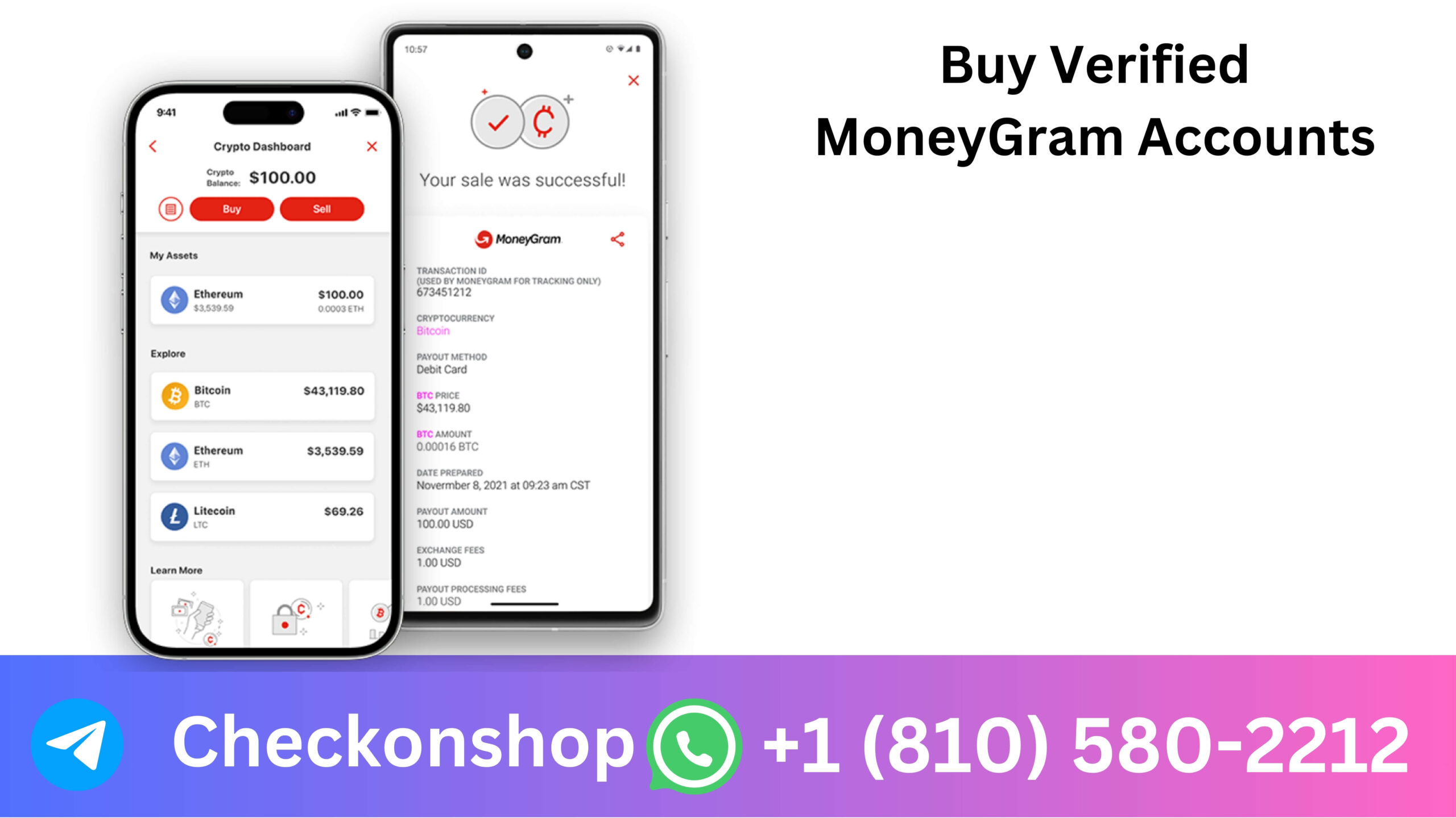 Buy Verified MoneyGram Accounts