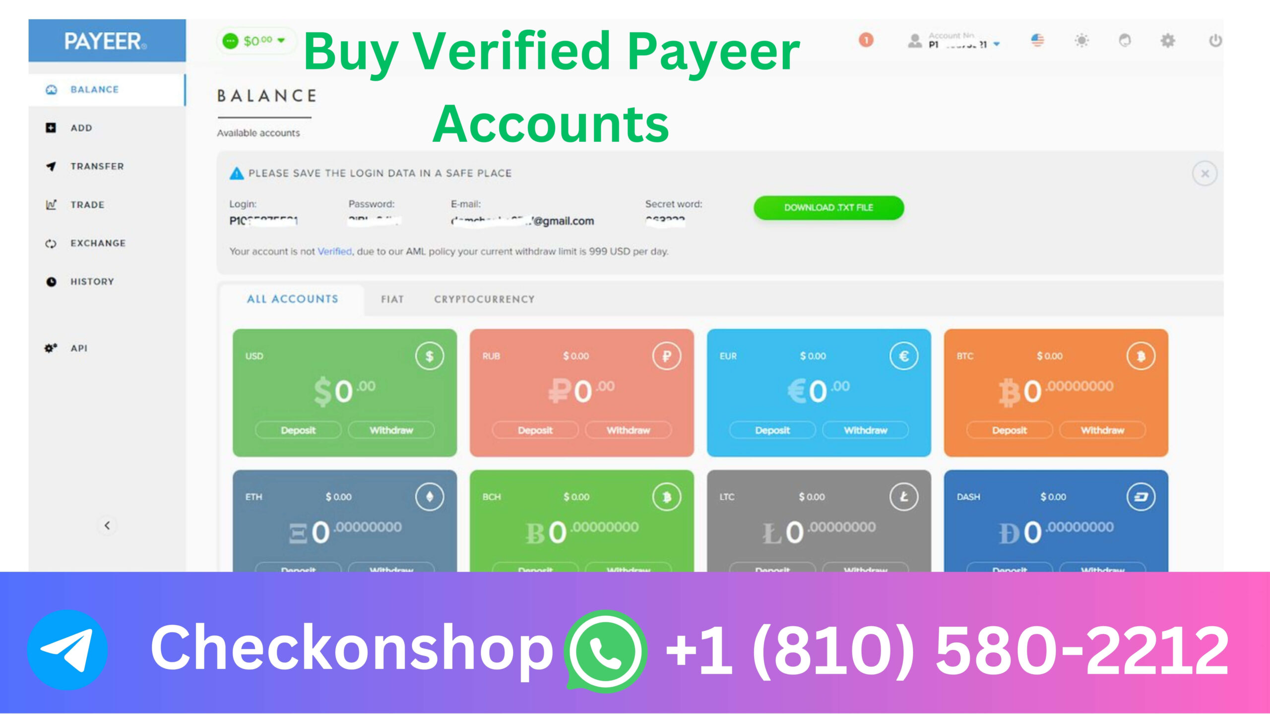 Payeer Accounts