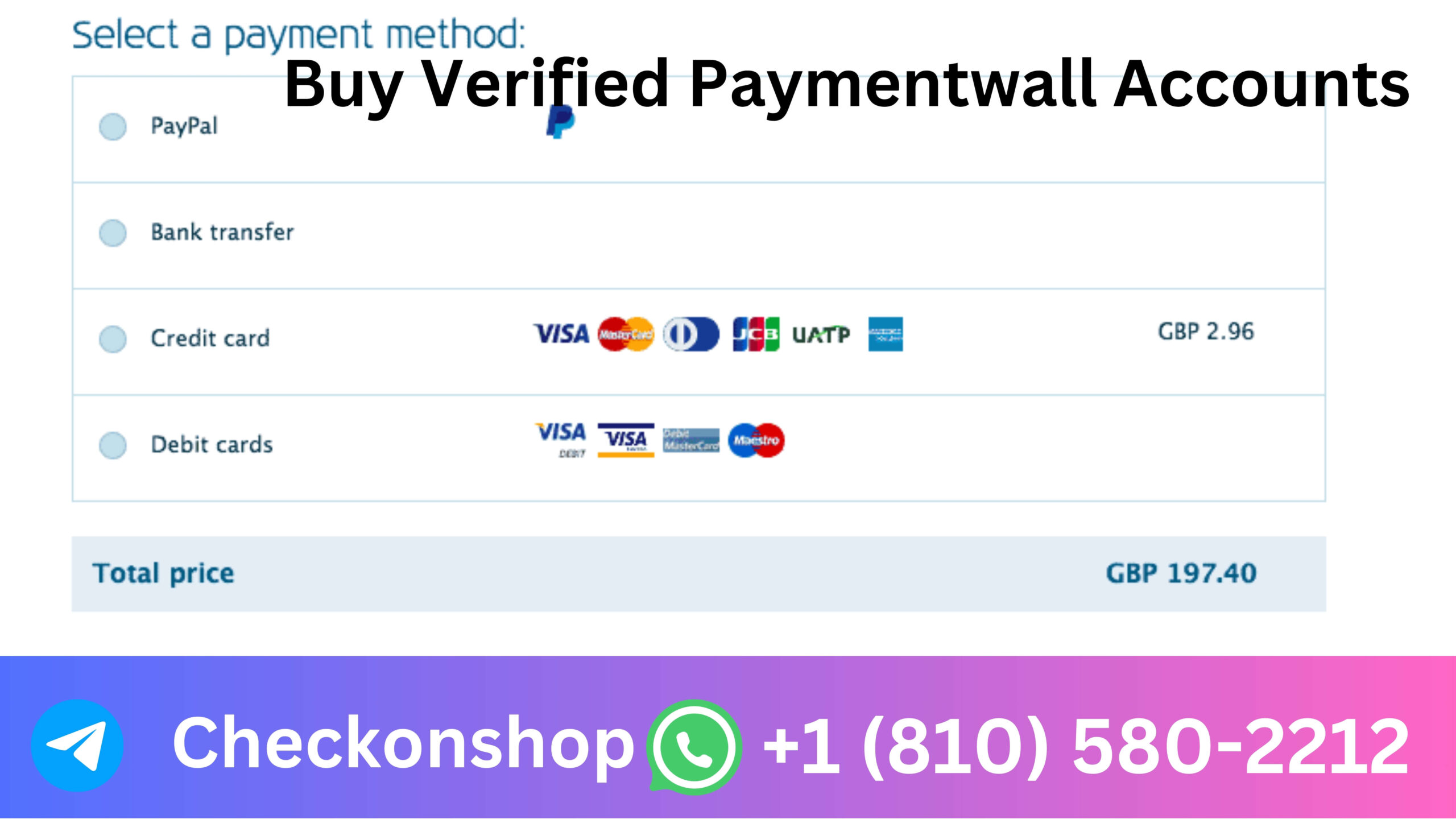 verified Paymentwall Accounts 