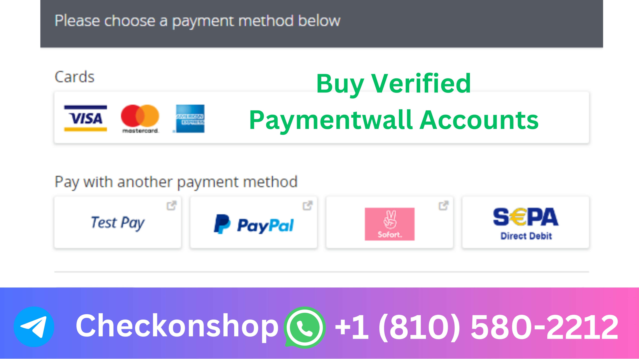 Paymentwall Accounts 