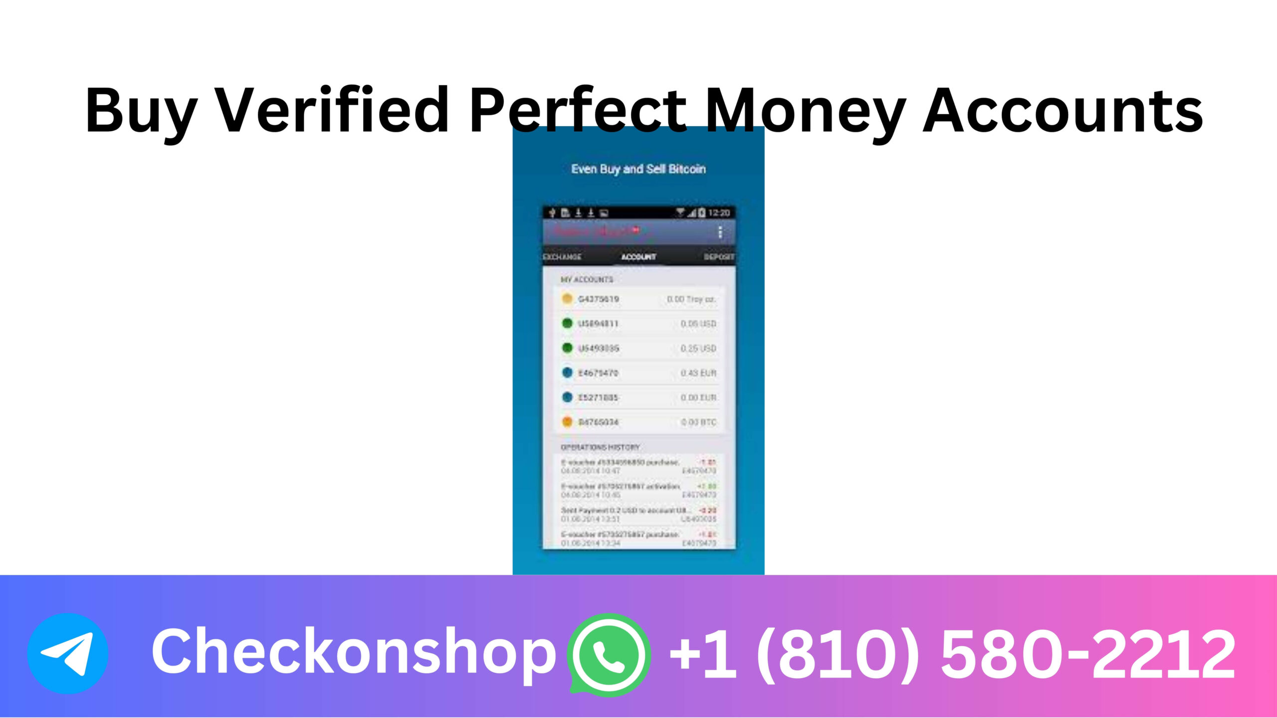 Buy Verified Perfect Money Accounts