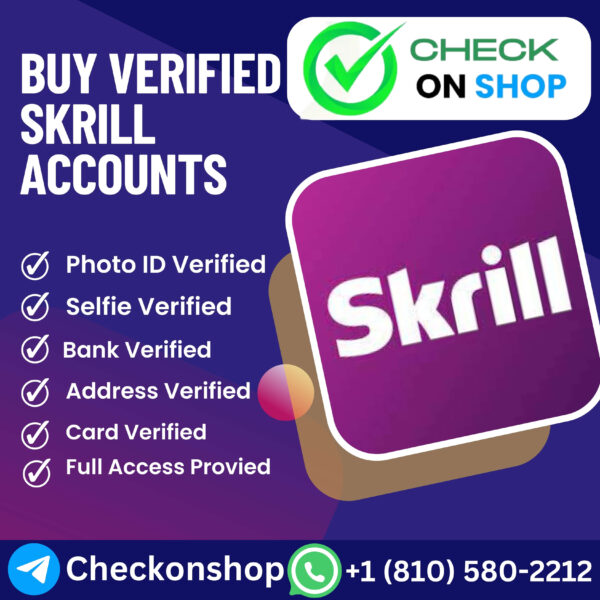 Buy Verified Skrill Accounts