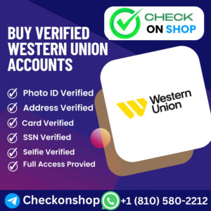 Buy Verified Western Union Accounts
