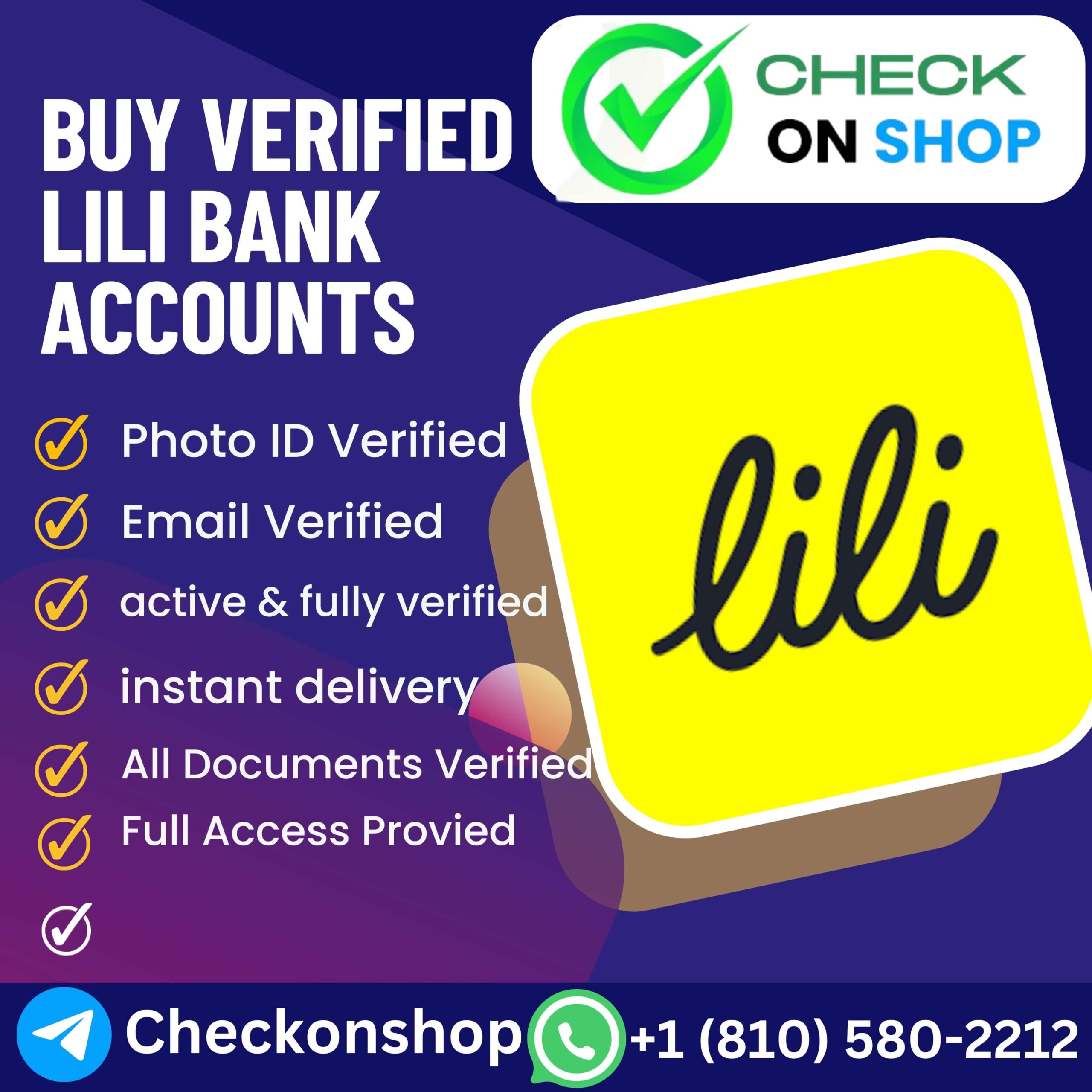 Buy Lili Bank Account