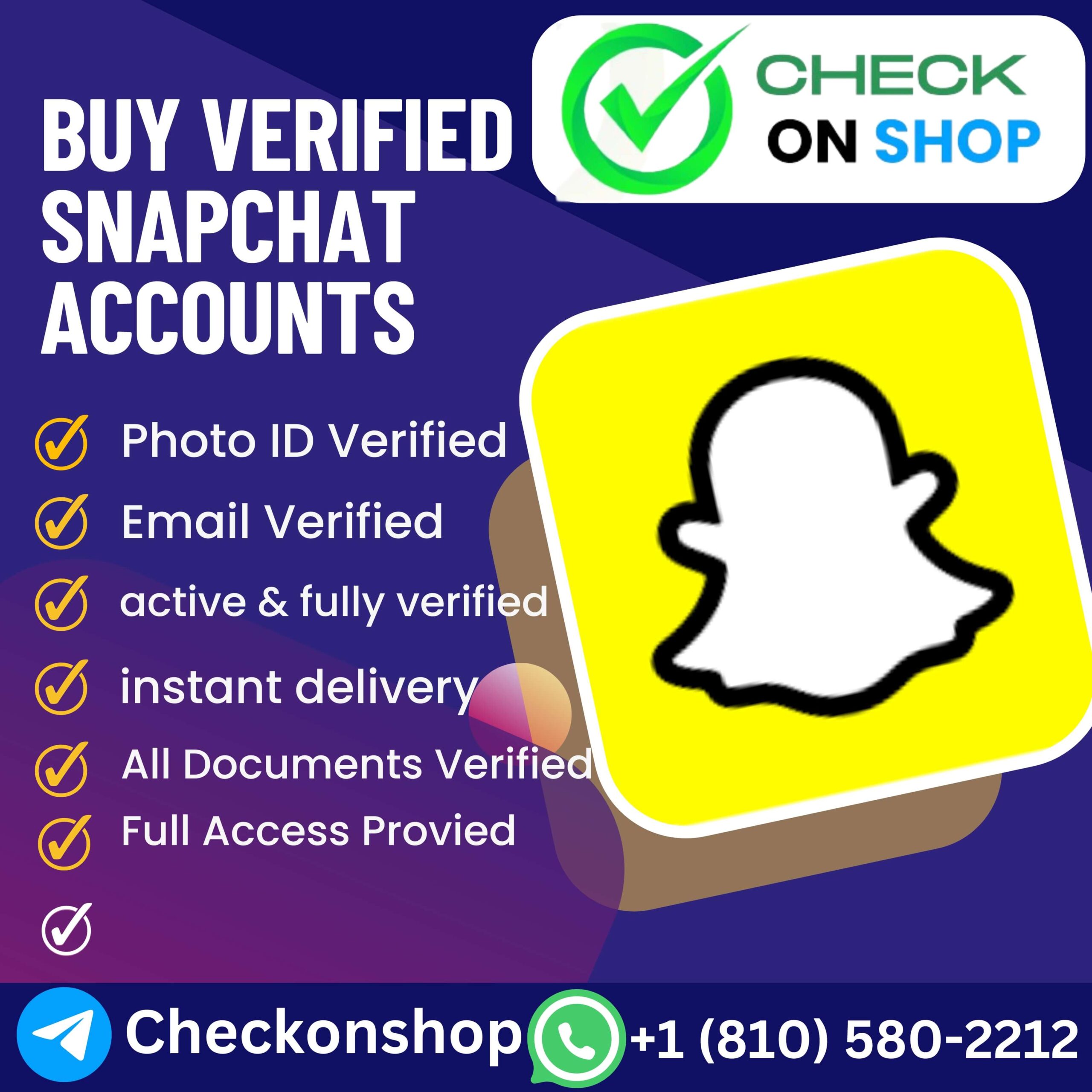 Buy Snapchat Accounts