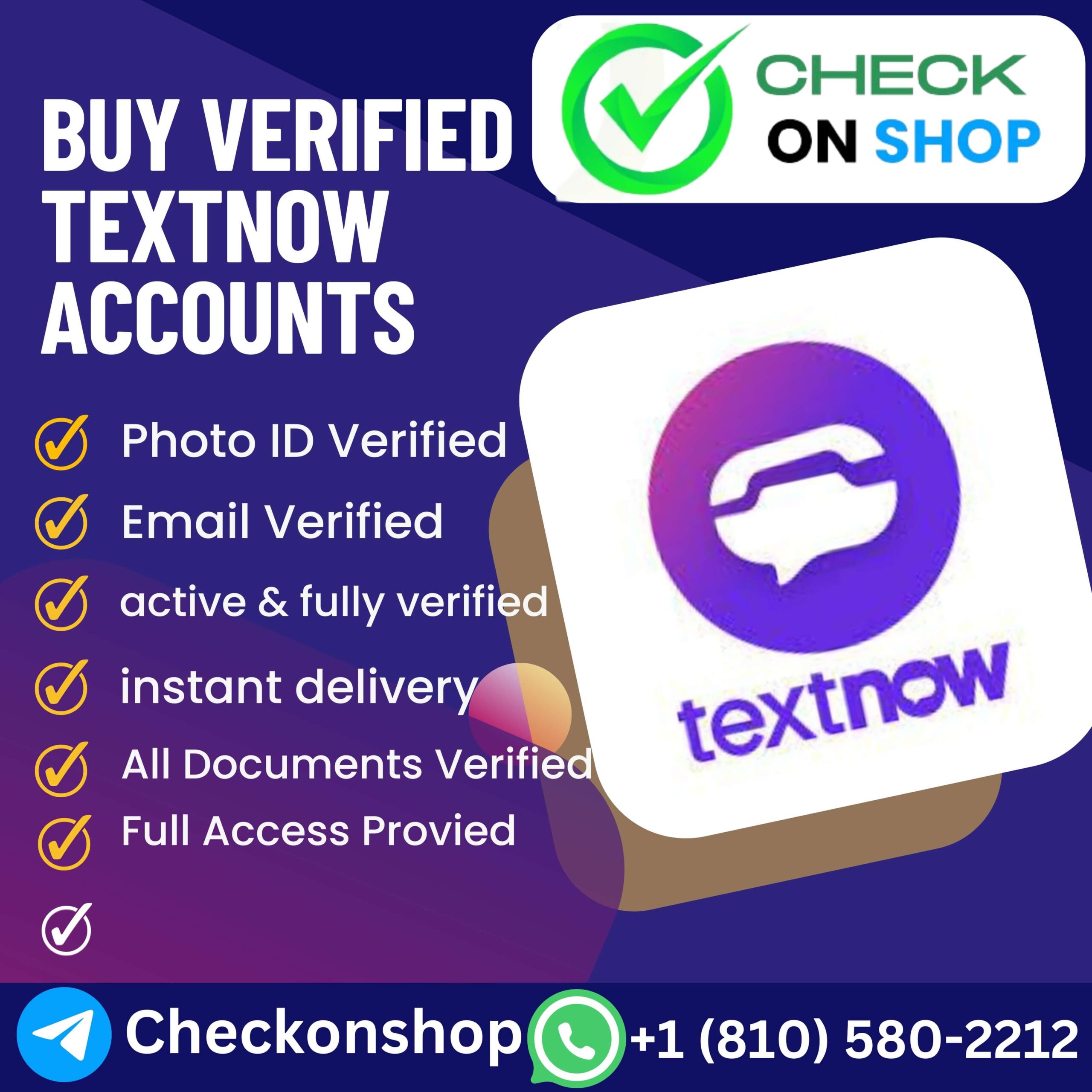 Buy TextNow Accounts