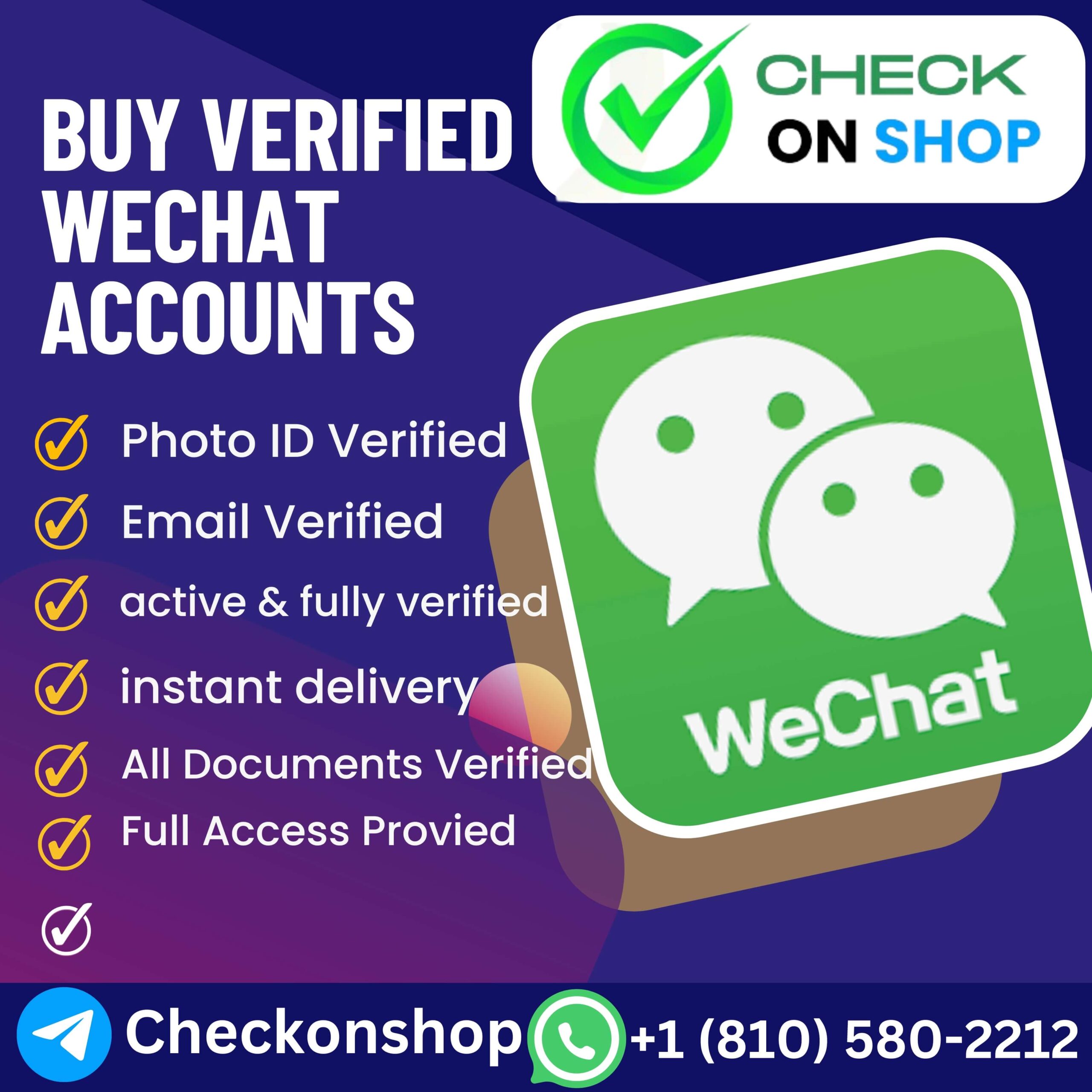 Buy Wechat Account